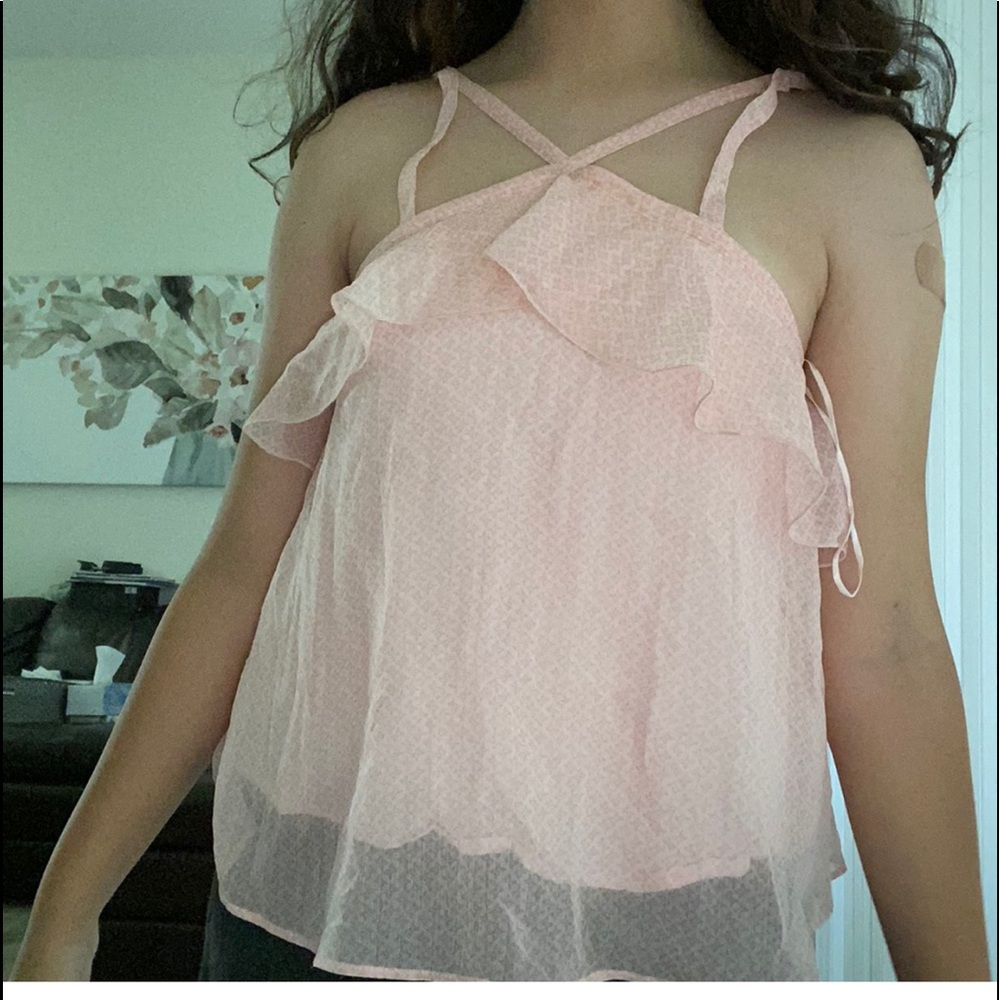 Pink Hollister shirt